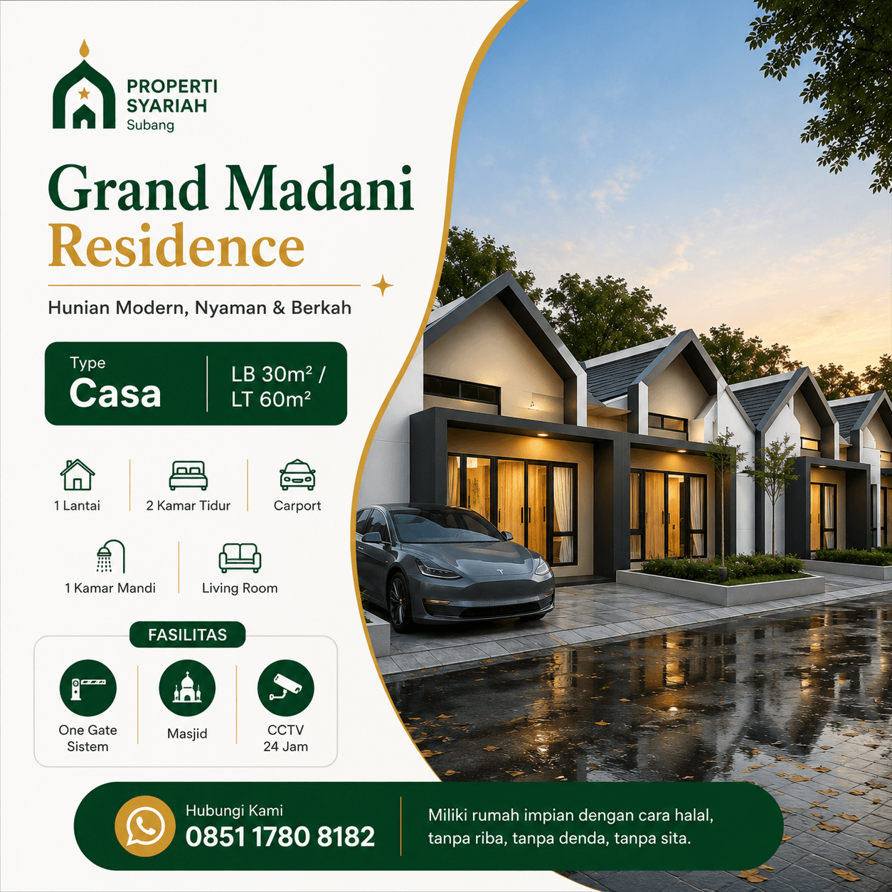 Tipe Casa - GRAND MADANI RESIDENCE